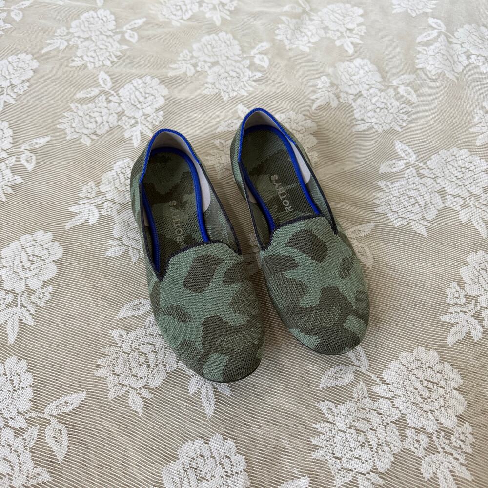 Rothy’s Camo Loafer Flats Size 9
